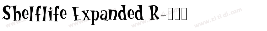 Shelflife Expanded R字体转换